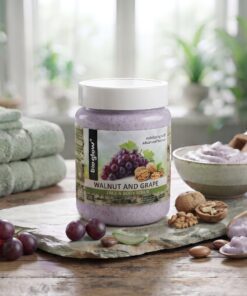 Bio Glow Original Walnut & Grape Face and Body Scrub 500ml - Revitalize Your Skin