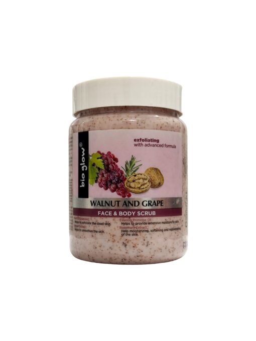 Bio Glow Original Walnut & Grape  - Face and Body Scrub 500ml