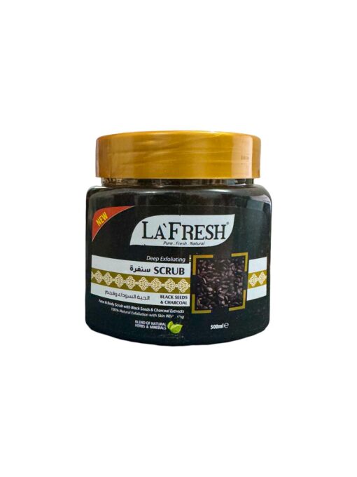 La Fresh Original Black Seed and Charcoal Body Scrub