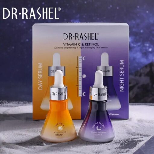 Dr. Rashel Vitamin C & Retinol Daytime Brightening & Night Anti‑Aging Face Serum