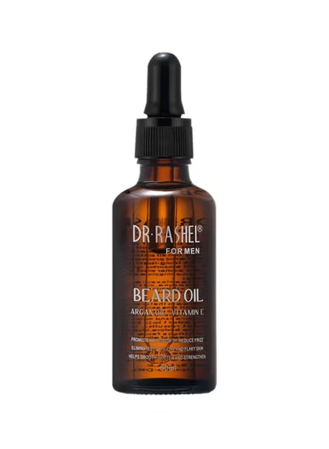 Dr. Rashel Men’s Beard Oil (Argan Oil + Vitamin E, 50 ml) - Image 2