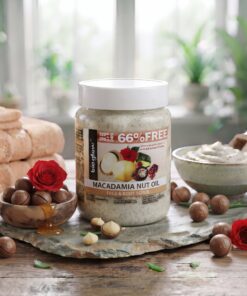 Bio Glow Original Macadamia Nut Face & Body Scrub 500ml – Exfoliating Skincare for Soft, Smooth & Refreshing Skin