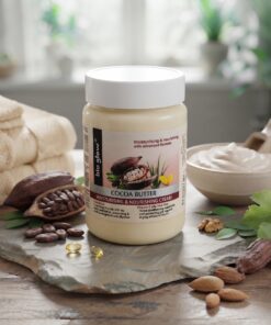 Bio Glow Cocoa Butter Body Lotion 500ml - Deep Moisturizing, Skin Nourishment & Softening Body Lotion