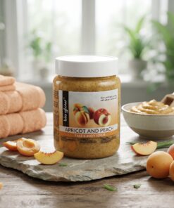 Bio Glow Apricot & Peach Face & Body Scrub 500ml – Exfoliating & Smoothing Scrub