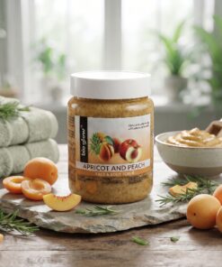 Bio Glow Apricot & Rosemary Face & Body Scrub 500ml – Exfoliate, Nourish & Refresh Your Skin