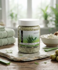 Bio Glow Aloe Vera & Vitamin Face and Body Scrub 500ml – Smooth & Refresh Your Skin