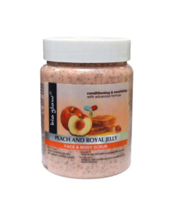 Bio Glow Original Peach and Royal Jelly- Face and Body Scrub 500ml